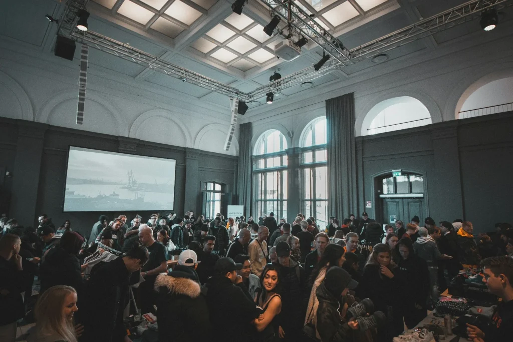 Guests at a corporate event