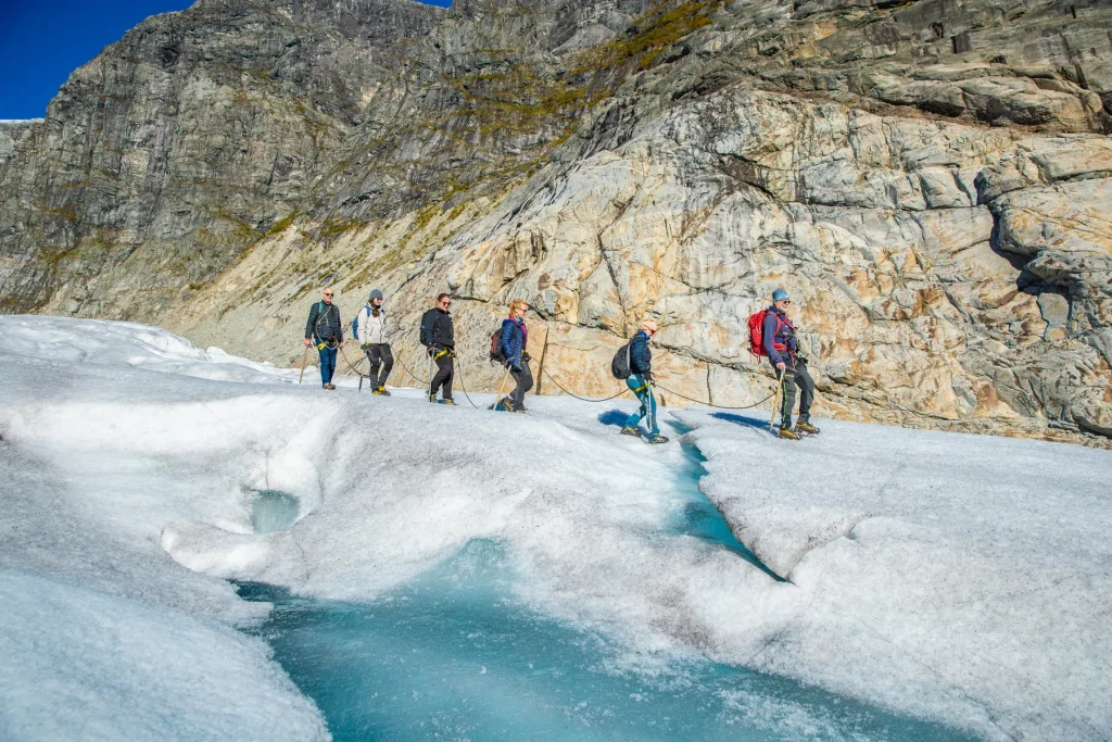 Nigardsbreen glacier in Sognefjord, Norway
