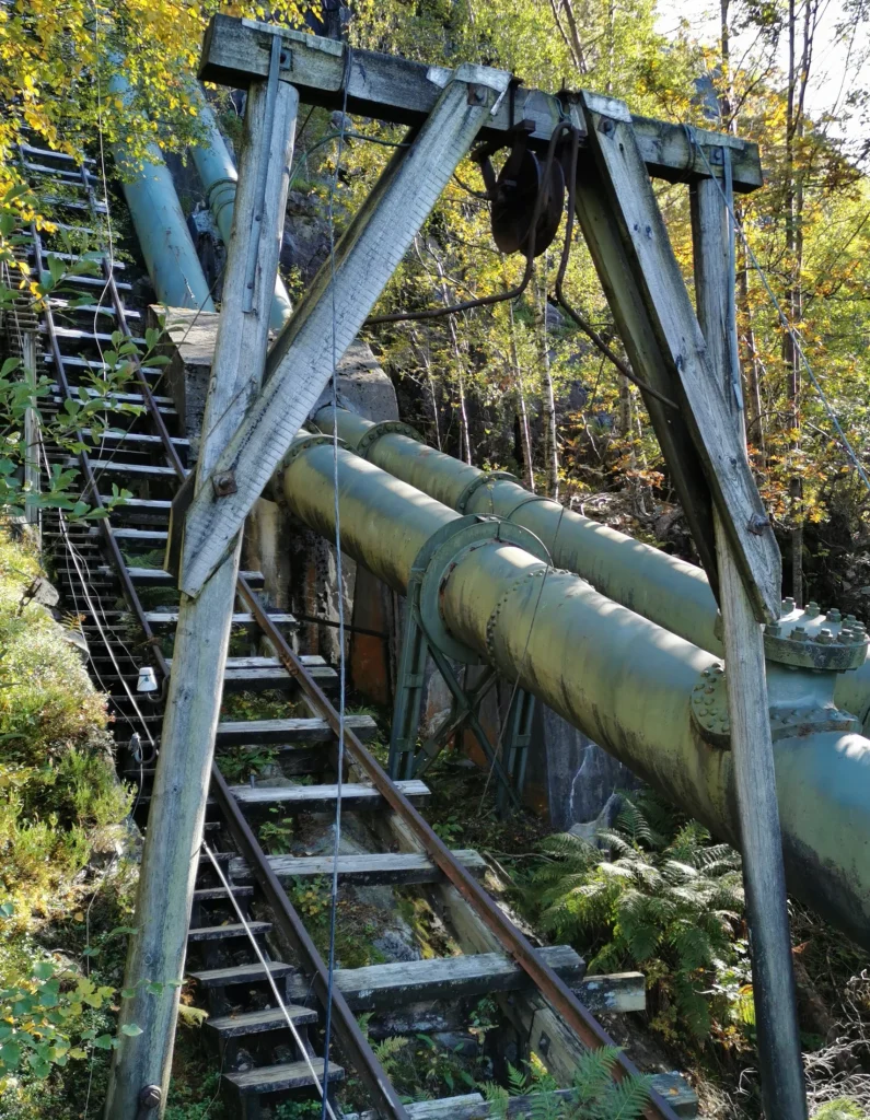 Flørli 4444 wooden stairs in Lysefjord, Norway