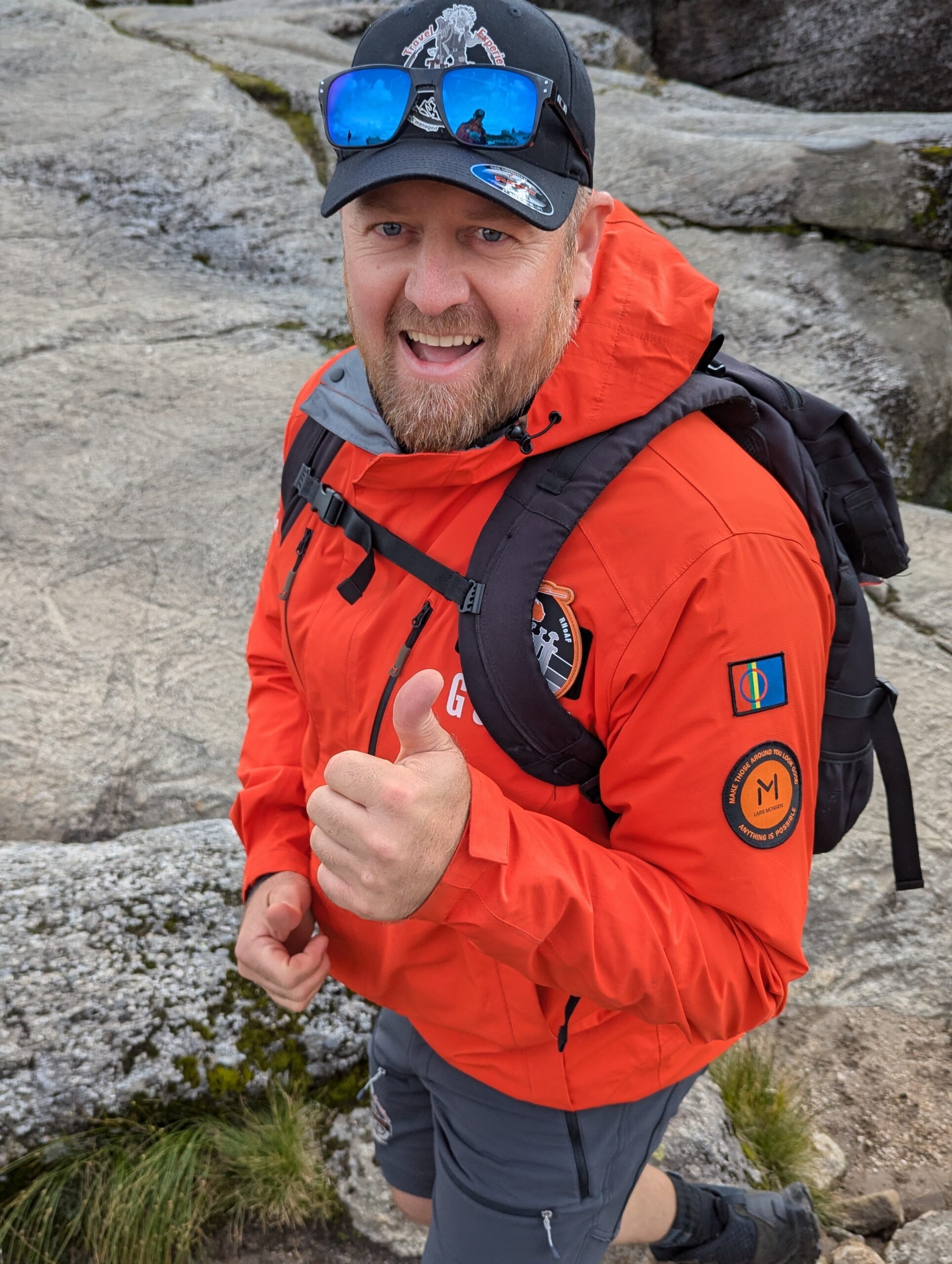 Hiking group on the Trolltunga route