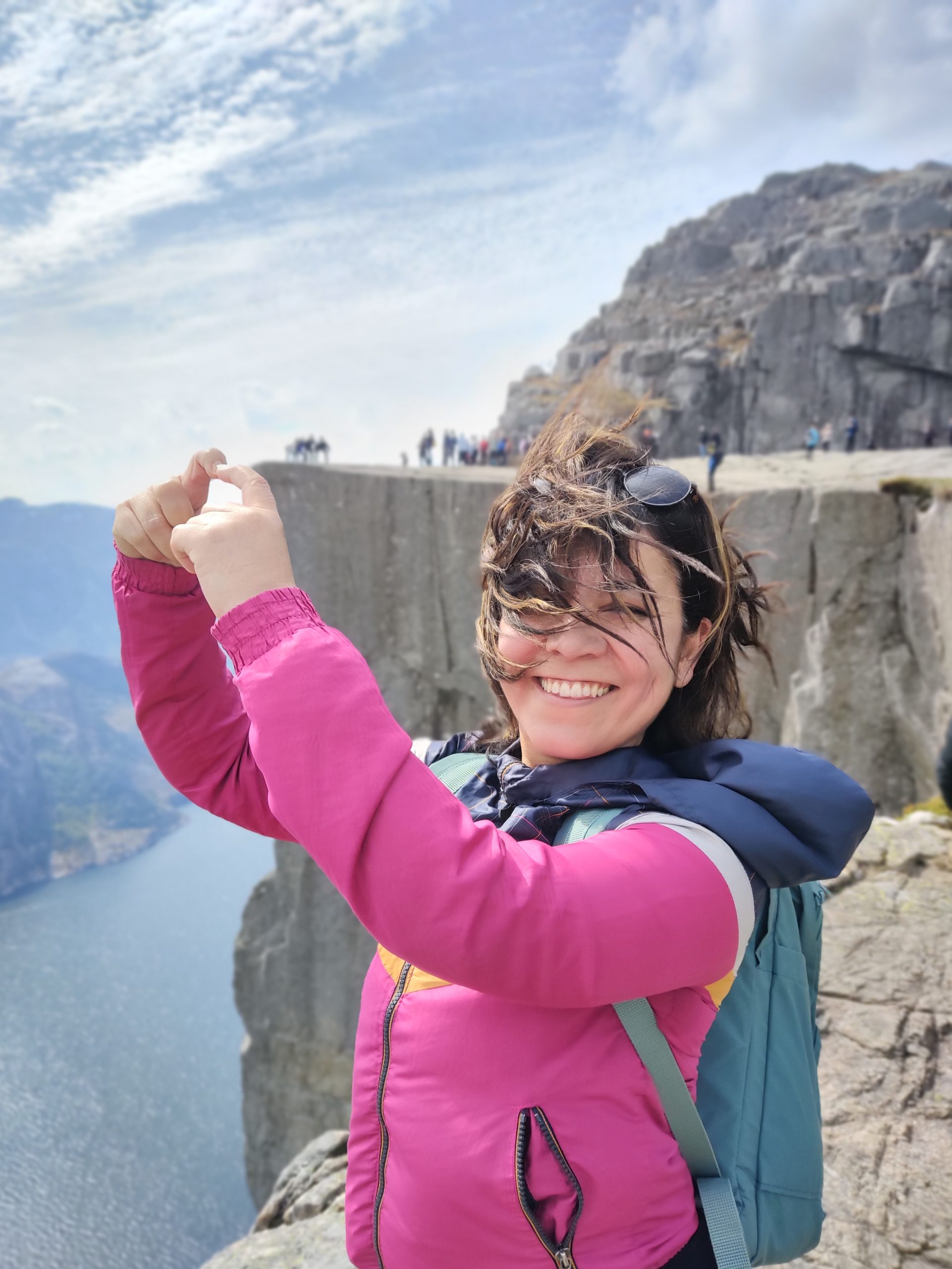 Nalida during a private Preikestolen experience