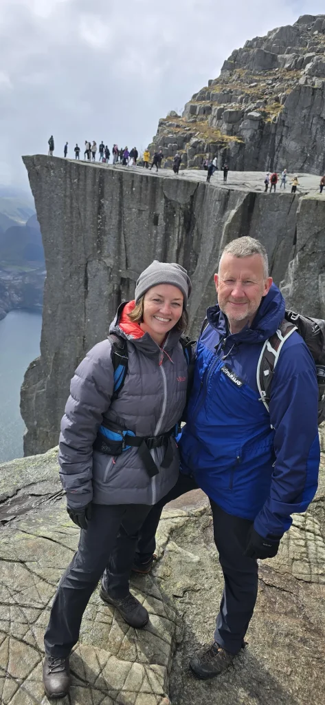 Mark Duncan, British Army, on a guided day in Norway with NORDIQ Travel